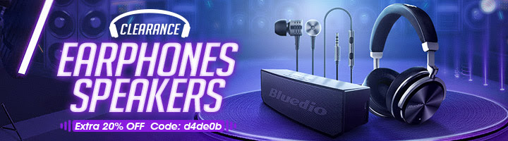 Earphones and Speakers Clearance