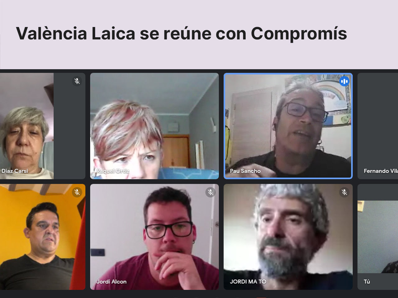 València Laica se reúne con Compromís
