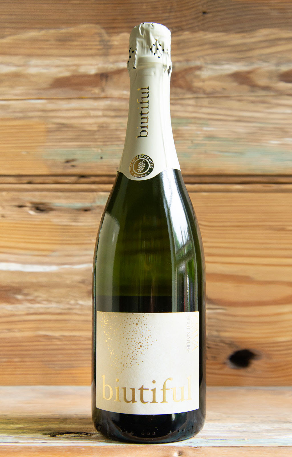 Bottle of Biutiful Cava Brut by Isaac Fernadez