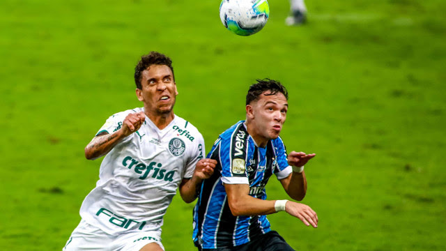 Palmeiras faz 1 a 0 no Grêmio e larga na frente na decisão da Copa do Brasil