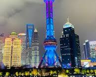 Shanghai skyline with Oriental Pearl Tower