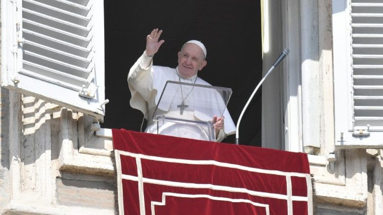 Pope Francis at the Sunday Angelus