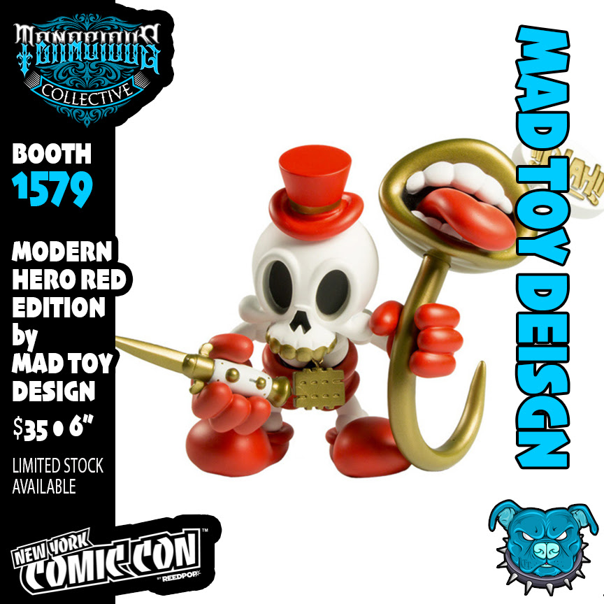 NYCC 2021 flyer Product modern hero red