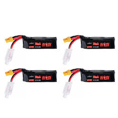 4Pcs URUAV 7.6V 300mAh 80C/160C 2S HV 4.35V Battery