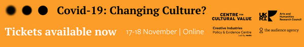 Covid-19: Changing Culture Conference tickets now available