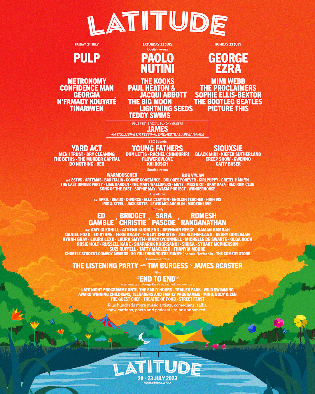 Latitude Just announced: a special Sunday takeover with George Ezra ...