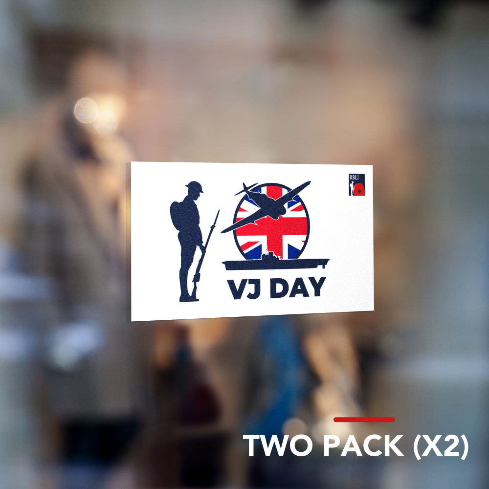 2021 VJ Day Commemorative Window Sticker- Two Pack