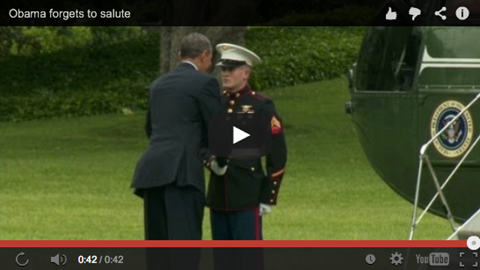 WATCH this ridiculous display of disrespect by Barack Obama.