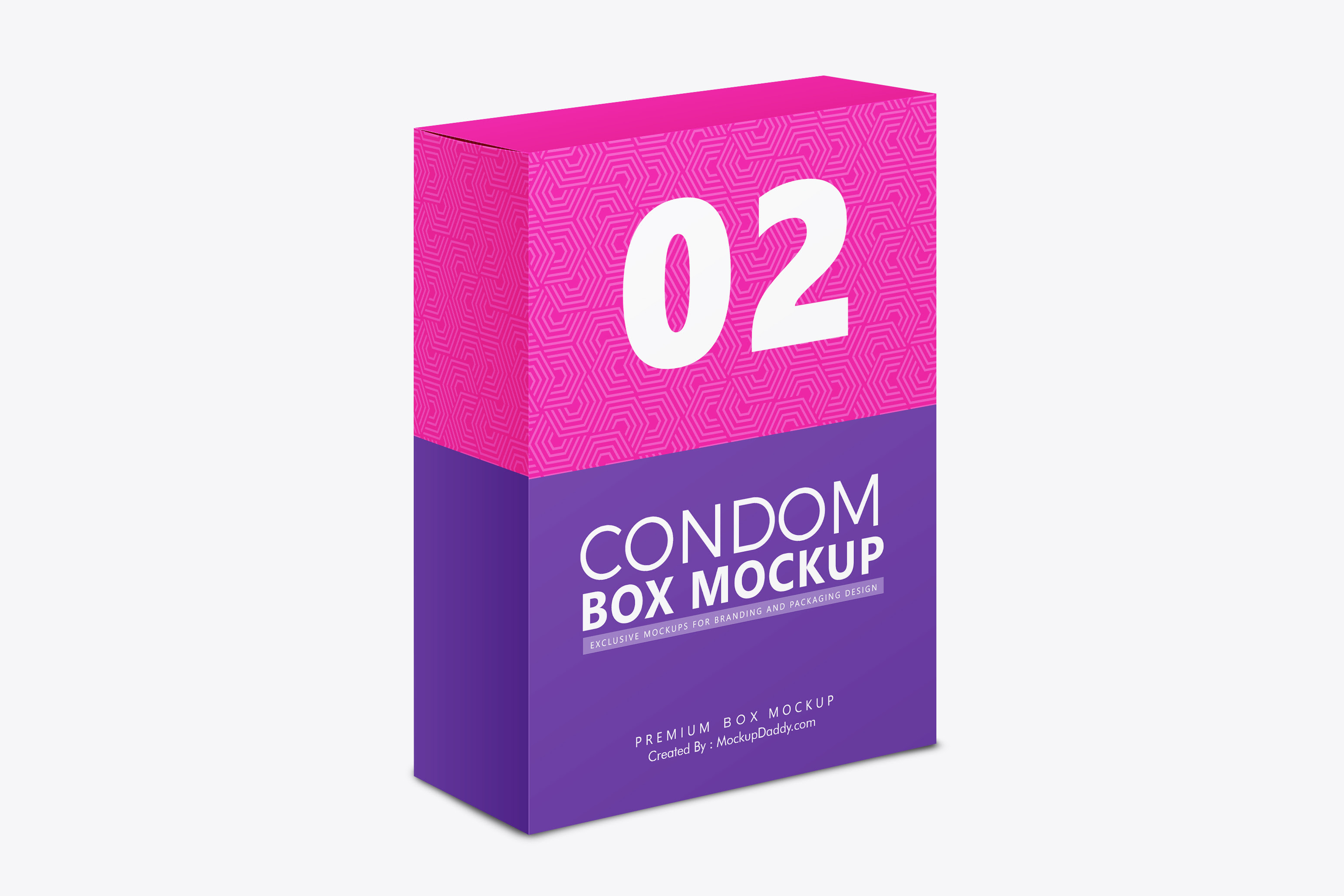 Condom Packaging Mockup Mockup Daddy