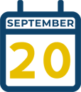 September 20 Calendar Icon