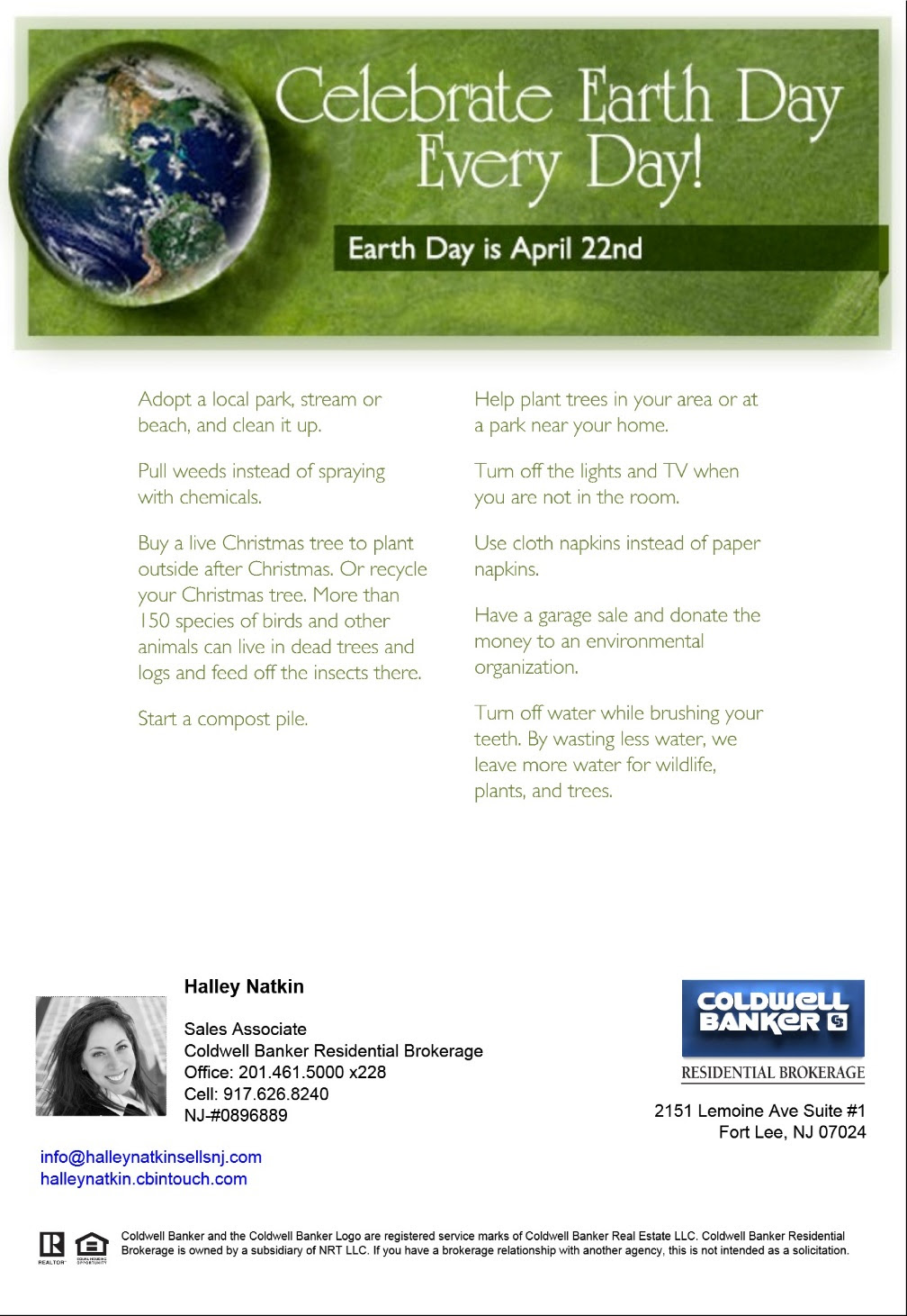 Celebrate Earth Day every day!